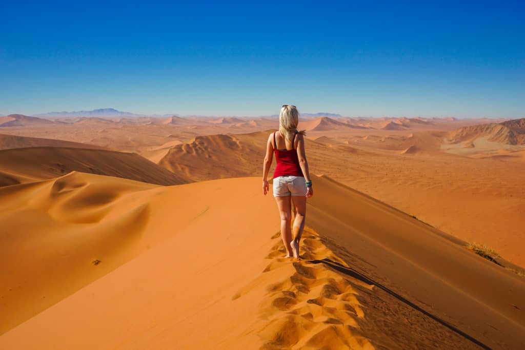 Lauren from Never Ending Footsteps in Namibia