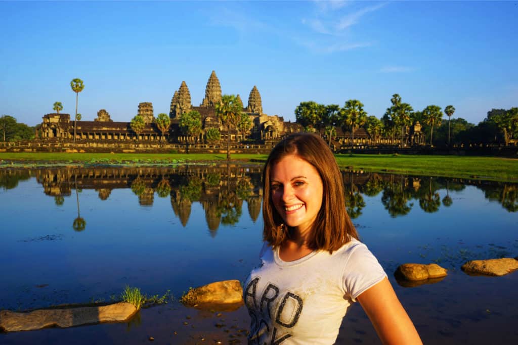 Lauren in Cambodia