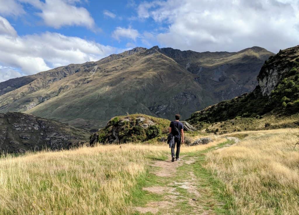 Wandering Earl in the mountains